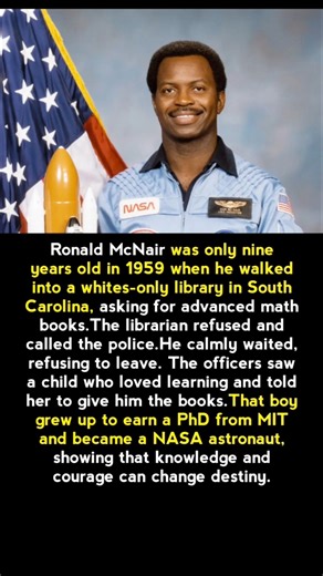 Denied books, chose courage—became an astronaut. 📚🚀✨