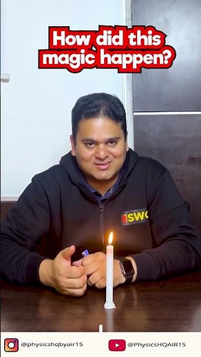 The Science behind the Magic Candle Trick 🧪
