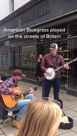 American Bluegrass Busking in Britain's Streets
