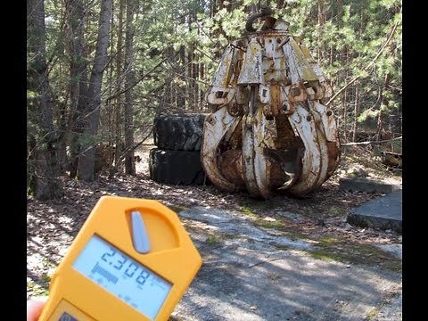 chernobyl 2012: the highly radioactive graphite crane claw
