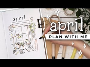 PLAN WITH ME | April 2020 Bullet Journal Setup