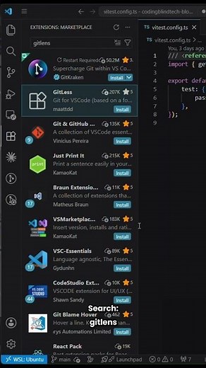 Super Charge GIT in VS Code #vscode #developerproductivity #gitlens