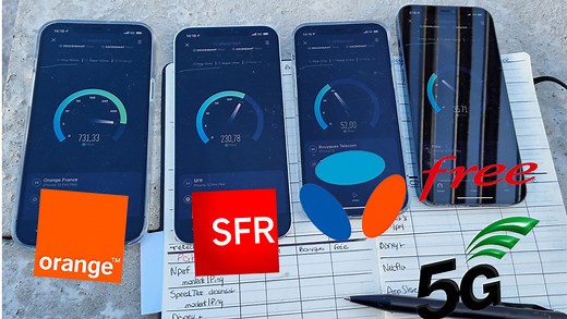 Grand test de la 5G : on a comparé les réseaux d’Orange, SFR, Bouygues et Free