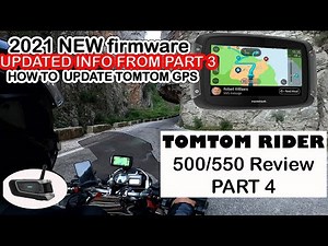 TomTom Rider 500/550 best connection settings 2021 - UPDATE INFO FROM PART 3