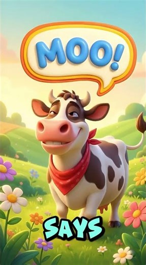 Cow Song 🐄 | Moo Moo Song for Kids | Rainbow Candy #shorts #forkids #kidssongs #nurseryrhymes