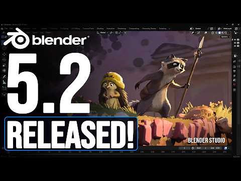 Blender 5.2 LTS Released - Awesome New Features are Here!