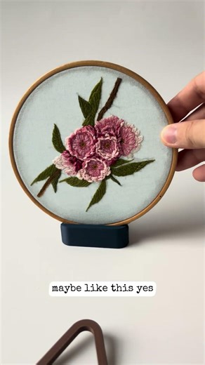 3D printed stand for Embroidery hoops