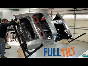 We Built a Homemade Rotisserie for the Trans AM! - DIY Tilt, Roll, Tip Over, Car Jig