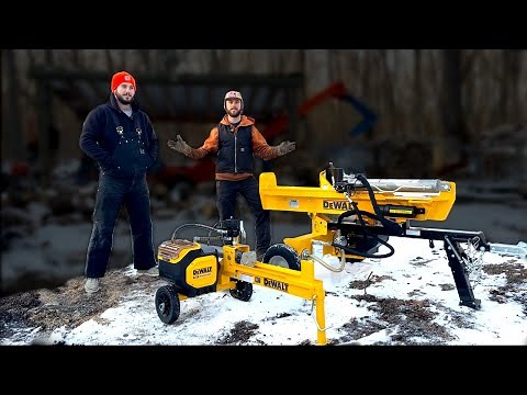 The Ultimate BATTERY POWERED Log Splitters for SUBURBAN Wood Burners