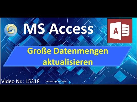 #msaccess | Update massive amounts of data in seconds – without #vba! | #tips 15318 | #german #kn...
