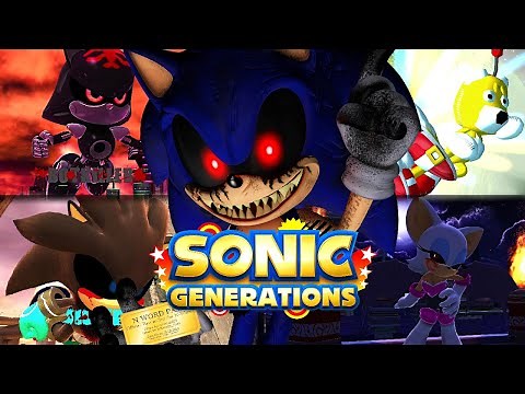 Look At HIS EYES!! This Sonic.Exe Mod Is Crazy.. | Sonic Generations (PC)