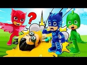 PJ Masks auf Deutsch. Spielzeug Video für Kinder. Die Pyjamahelden gegen Romeo
