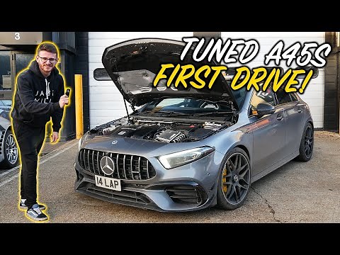 FIRST DRIVE in my TUNED A45S AMG!