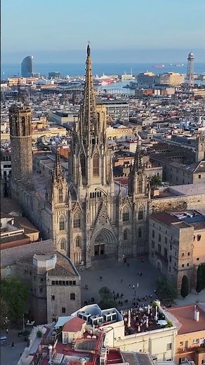 The Architecture of Barcelona | Cinematic Aerial View 🇪🇸