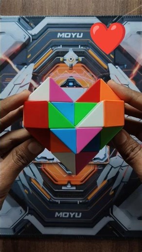 Heart❤️Pattern on Snake🐍Puzzle #cubing #cube