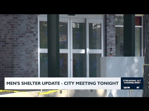 Men's shelter update