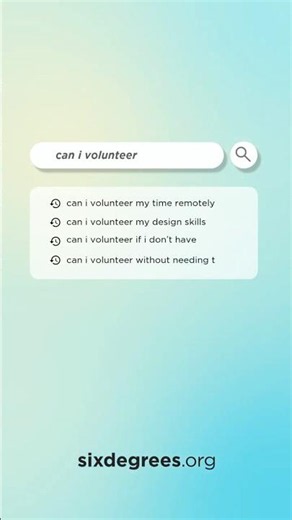 The Easiest Way To Volunteer Your Skills | SixDegrees.org