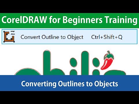 CorelDRAW for Beginners Converting Outlines to Objects Tutorial