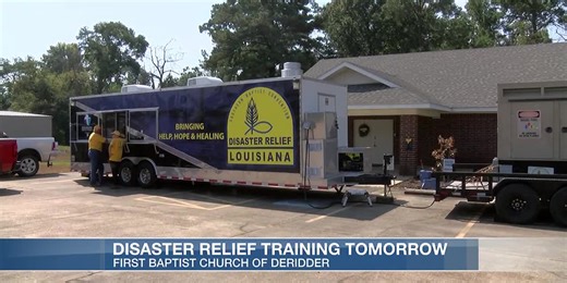 First Baptist Church of DeRidder offering disaster relief training