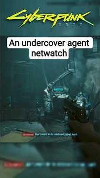 an undecover netwatch agent #cyberpunk2077 #v #gaming