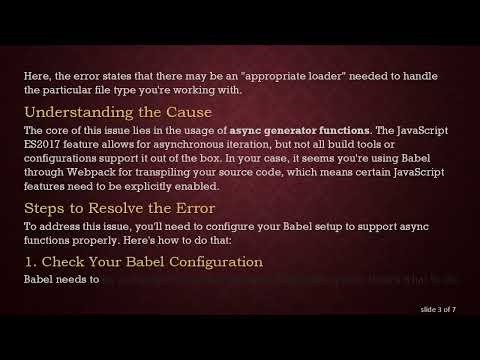 Resolving the Unexpected token Error in IPFS Project