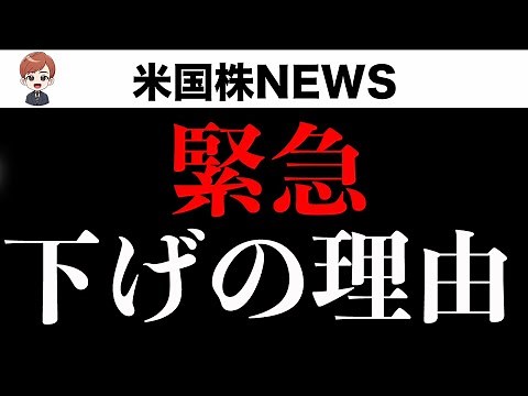 【午前2時超緊急】大型株と半導体の暴落理由解説。GOOG好決算でもなぜ下落？(7月25日 #PAN米国株)