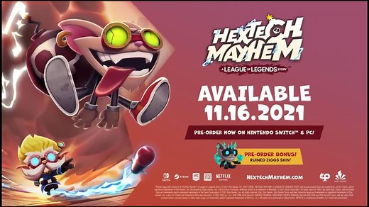 英雄联盟炸弹人游戏_Hextech Mayhem_英雄联盟的故事_官方公告预告片