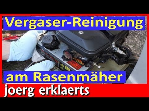Vergaser Reinigung Rasenmäher - ohne den Motor zu zerlegen Briggs Stratton Tutorial Nr.125