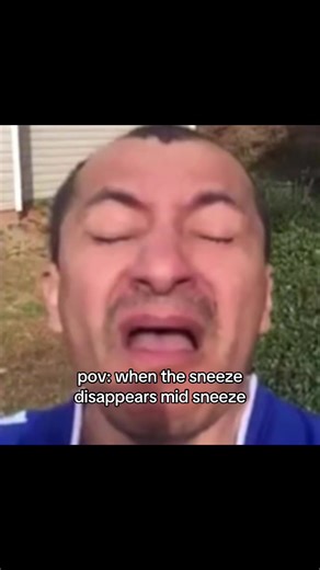 When the Sneeze Disappears Mid-Sneeze