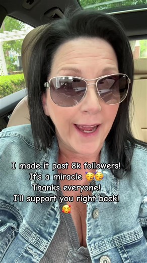 I cannot believe I finally made it past 8000 followers and today has been so crazy busy I didn’t even notice it. Now I’m on the road to nine and then 10 and then 1 million. Thank you everyone that follows me and I am a supporting Bestie and will help you write that. I love everybody reaching their goals and being successful. it’s so fun meeting new people and seeing where everybody is from! #followme #roadto10k #follow #tiktokshop #affiliate