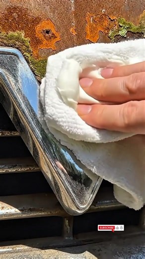 atisfying Rust Removal! 🤤 1957 Chevy Bel Air #shorts #asmr