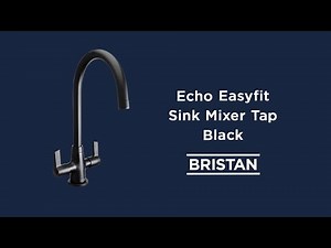 360 Spin Video - Echo Easyfit Monobloc Sink Mixer - Black