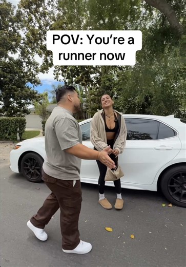 No wasted steps over here 😂 ( Hat By @Golf Papi ) W/ @Josh Leyva @asapmarissa #Runner #Running #RunInfluencer #RunFluencer