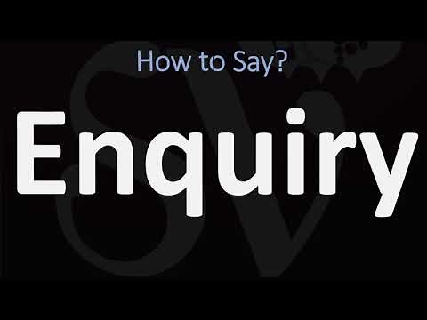 How to Pronounce Enquiry? (2 WAYS!) British Vs American English Pronunciation