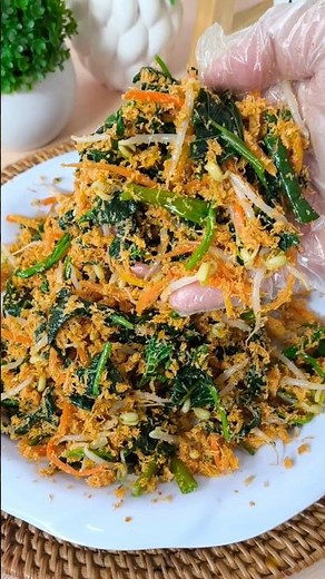 Vegetable urap recipe, delicious and doesn't go bad easily #cookingrecipes #food #homecooking