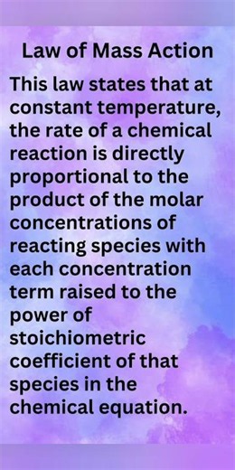 Law of Mass Action #law #mass #action #class11 #clas12 #physicalchemistry #chemistry #science #yt