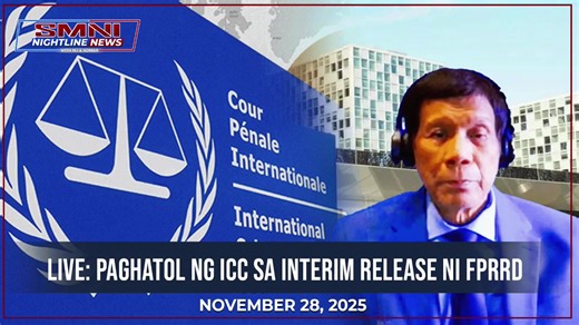 LIVE: Paghatol ng ICC Pre-Trial Chamber para sa hiling na “interim release” ni dating Pangulong Rodrigo Duterte - November 28, 2025 | Nightline News