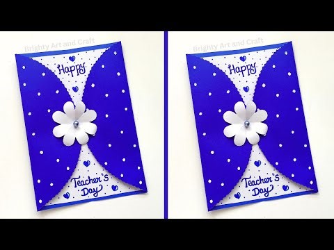 Teachers day card | Easy and Beautiful Teachers day greeting card | Easy DIY card for Teachers
