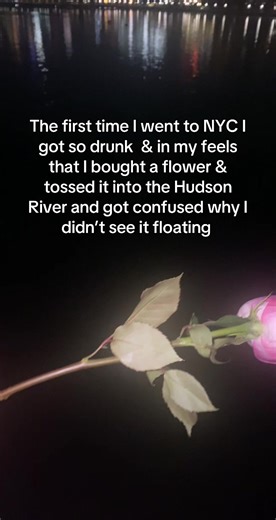 Memorable NYC Moments: Flowers in the Hudson River