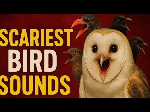 Scariest Bird Sounds in the World 😱 | Horrifying & Creepy Bird Calls #scaring #birds #sound #viral