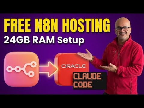 Self-Host n8n FREE: 24GB RAM Oracle Cloud using Claude Code | Migrate n8n Cloud Workflows