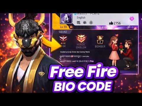 🔥 Free Fire Bio Code 😍 | Stylish & Love Bio Codes for Profile