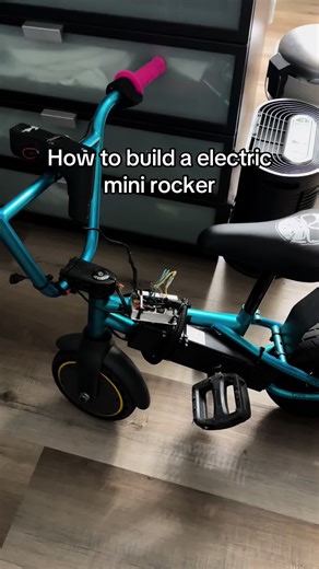 How to build your own electric mini rocker tutorial!! #viral #fypシ #ebike #moddedrazor #surron