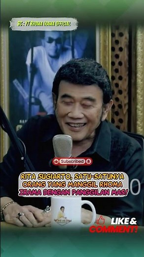 Rita Sugiarto, the Only Person Who Calls Rhoma Irama "Mas"!!! #shorts
