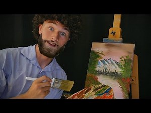 ASMR | The Joy of Painting ~ Bob Ross Roleplay (Sleep-Inducing)