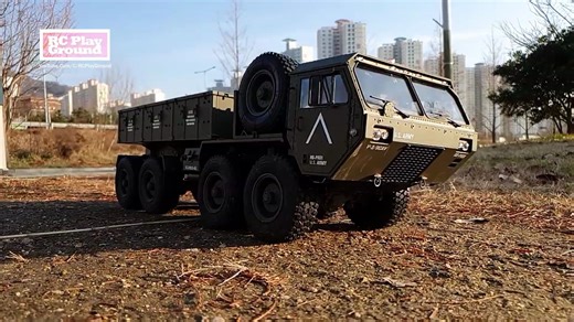 RC军卡 1/12 恒冠 P801 越野行驶动态