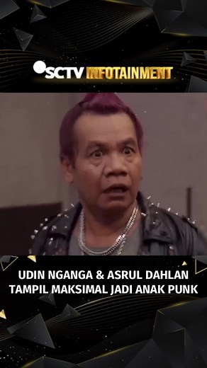 Totalitas banget nih jadi anak punk 🤣 #HotShot #SCTVInfotainment #pptjilid16 #udinnganga #asruldahlan