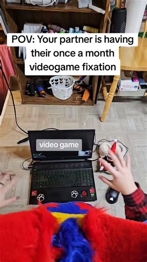 Sunbeam☀️ on Instagram: "Just gotta wait it out. #lovenessoddball #screechfursona #screechspecies #fursuitmaker #fursuit"