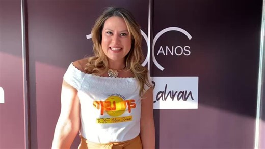 Apresentadora Bruna Mendes convida para o show 100 anos Ueze Zahran