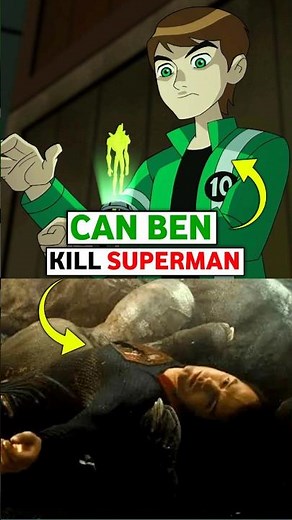 Can Ben 10 kill Superman #superman #ben10 #dc